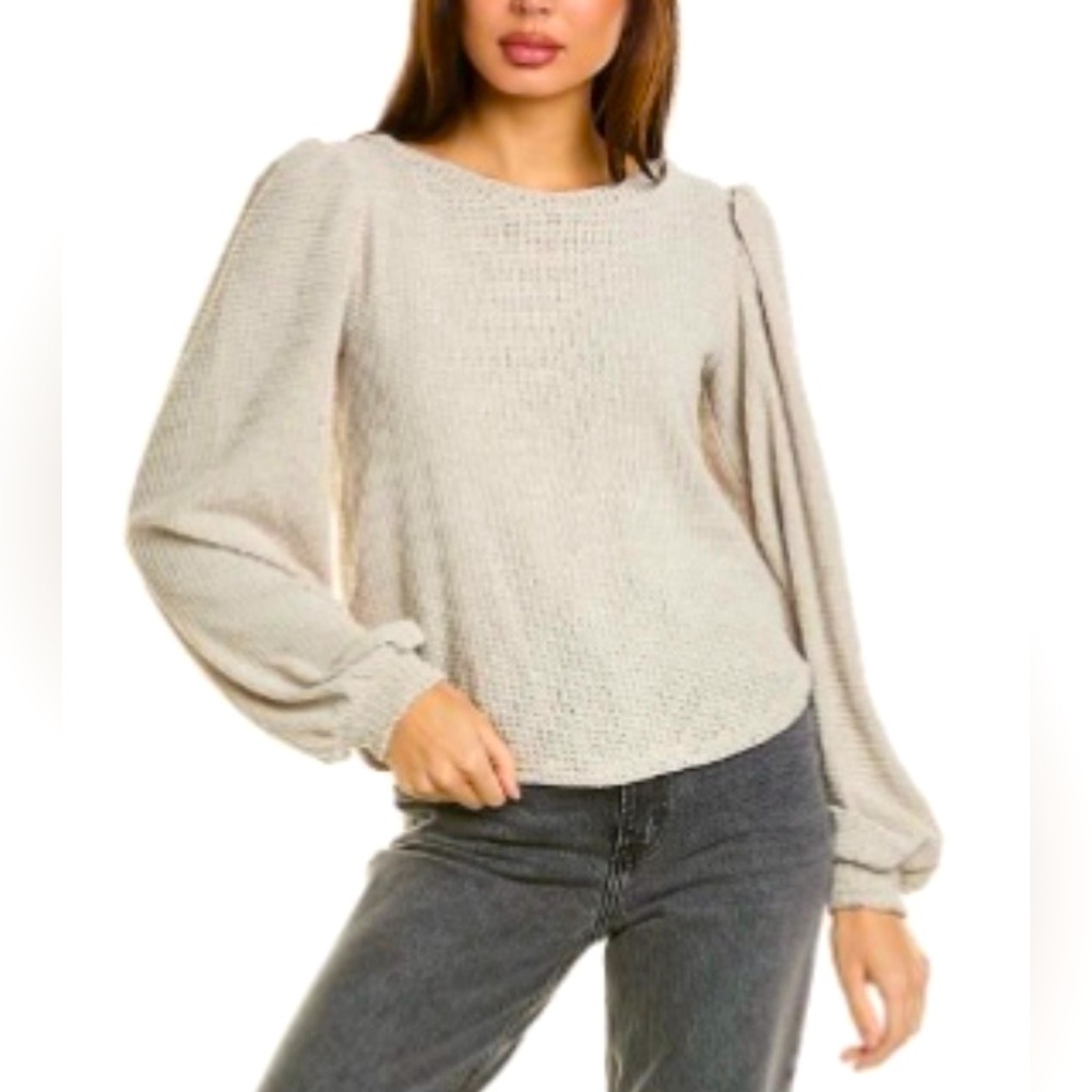 Project Social T Sz M Ashton Chenille LS Top